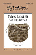 Traditional Craft Kits Twined Basket Weaving Kit, Gathering Style | DIY Basket by TraditionalCraftKits