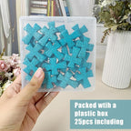 Turquoise Cross Beads for Bracelet Making - Image 3