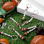 Landical 564 Pcs Football Keychain Making Kit DIY Football Bead Key Chain Craft - Image 3