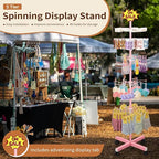 Flenpptly Retail Display Stand, 5-Tier Rotating Display Rack - Image 6