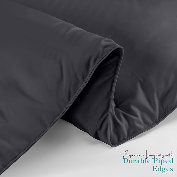 Utopia Bedding Twin Comforter Duvet Insert, Quilted Grey Comforter - Image 5
