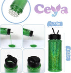 Ceya 3.8oz/ 110g Holographic Ultra Fine Glitter Powder Laser Green Glitter - Image 4