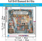 CHWGLFGG 5D Diamond Art Kits for Adults Beginners, Fabric Shop Diamond Painting - Image 5