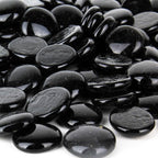 CYS EXCEL X-Large 1.1"-1.35" Black Glass Flat Gemstone Vase Fillers Multiple - Image 5