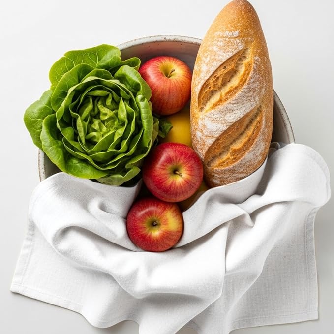 LITO LINEN AND TOWEL Flour Sack Towels – 100% Cotton, 28x28 Inches, Highly - Image 4