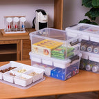 Citylife 17QT 4Packs Clear Craft Organizers and Storage Box - Image 4