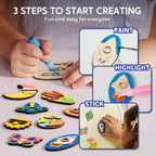 JOYIN 12 Glow in The Dark Wooden Magnets - Image 5