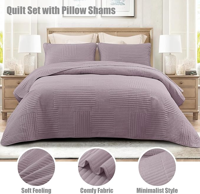 Whale Flotilla Ultra Soft California King Quilt Bedding Set, Lightweight - Image 2