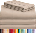 LuxClub 5 PC Split King Sheet Set, Breathable Luxury Bed Sheets, Deep Pockets by LuxClub