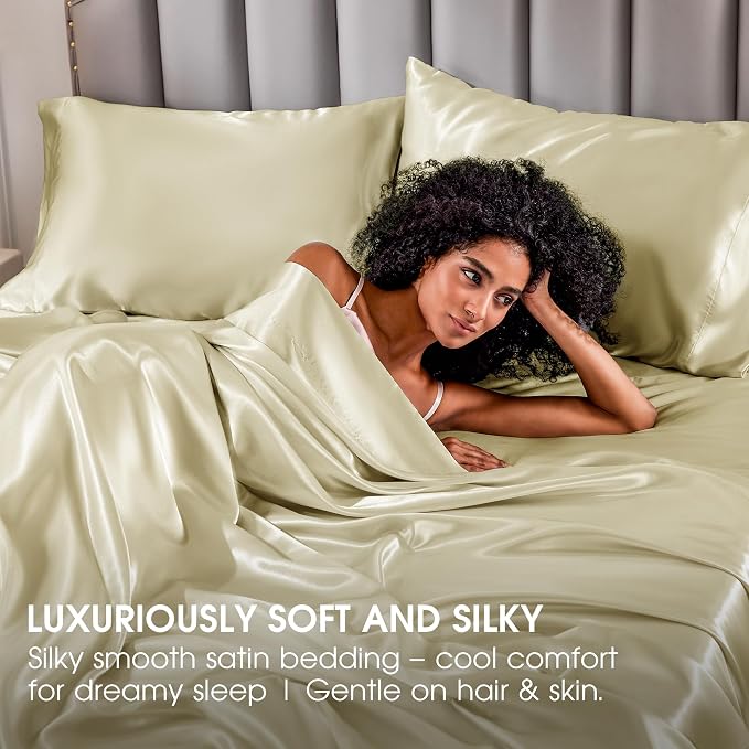 FreshCulture Satin Sheets Full Size - Image 6