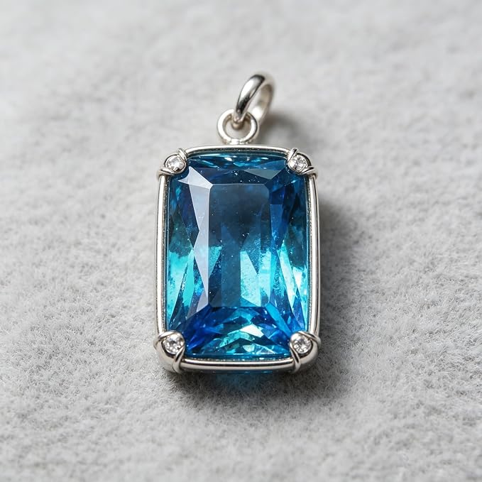 AierCrystal Aquamarine Color Cubic Zirconia Loose Beads Unset - Image 4