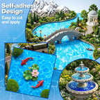 Warmtree 12 Pcs Ripple Water Sticker Materials Diorama Supplies | Pearlescent - Image 6