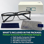 Blue Light Blocking Glasses For Men/Women Anti-Fatigue Computer Monitor Gaming - Image 6