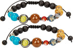 SPUNKYsoul New! His and Hers Couple Circle Distance Universe Bracelets by SPUNKYsoul