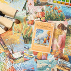 120 Pcs Vintage European Landscape Scrapbooking Supplies, 3.7x5.6 Aesthetic - Image 7