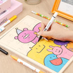 Mr. Pen- Blank Wooden Puzzle, 100 Pieces, 14.2" x 10.6" | Wooden Blank Puzzles - Image 8