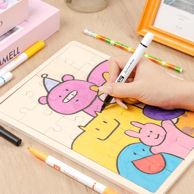 Mr. Pen- Blank Wooden Puzzle, 100 Pieces, 14.2" x 10.6" | Wooden Blank Puzzles - Image 8