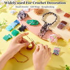 20 Colors Embellishments Assorted Novelty Yarn Odd Crochet Art Yarn Handmade - Image 5