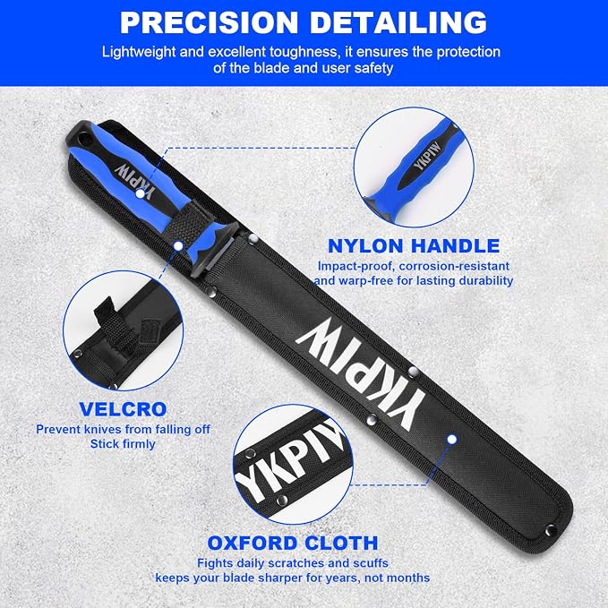 Insulation Knife with Measuring Scale, Stainless Steel Double-Sided Serrated - Image 4