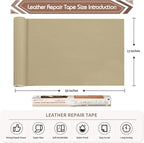 KING MOUNTAIN Leather Repair Patch, 12 x 60 Inches self Adhesive Leather Repair - Image 4