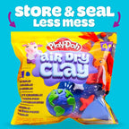 Play-Doh Air Dry Clay, 5 oz. Blue Clay Bag, Art Supplies, Craft Supplies - Image 5