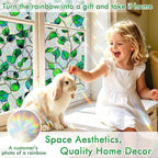 SOMWISE Rainbow Window Privacy Film, Heat Control, UV Blocking, Anti-Glare - Image 3