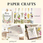 95PCS Dried Pressed Flowers for Crafts - Image 3