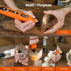 HARDELL Mini Cordless Rotary Tool, 5-Speed and USB Charging - Image 4
