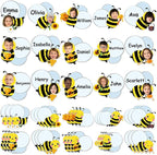 gisgfim 80Pcs Bee Cutouts Summer Honey Bee Decorations Bulletin Board Summer by gisgfim