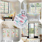 Coavas Window Privacy Film, Rainbow Stained Glass Decorative Window Clings - Image 8