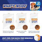 12 Pack Cat Scratch Furniture Protector Tape Sheets – Double-Sided Sticky - Image 5