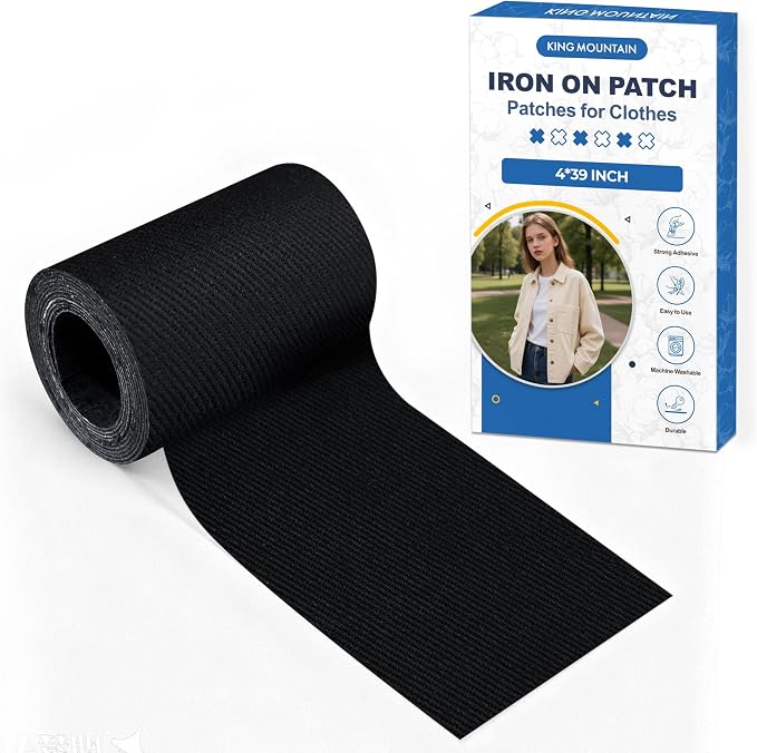 Iron on Patches for Clothes, Patches for Cloth, 100% Cotton Fabric Patches for by ForABetterHomeLife