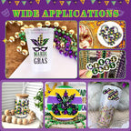 Tintnut Mardi Gras Permanent Vinyl 12 Sheets 12''x10'' Adhesive Vinyl | Shrove - Image 6