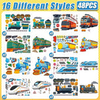48 Sheets Create Vehicle of Dreams Stickers, Make Your Own Stickers - Image 3