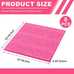 Pangda 8 Pcs 12" x 12" x 0.25" Pink Polyethylene Foam Sheets Antistatic Foam - Image 2
