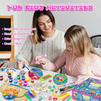 klmars Mermaid Themed Wooden Painting Kit-Glow in The Dark-Arts & Crafts Gifts - Image 5