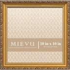 10×10 Picture Frame Gold by MIEVU