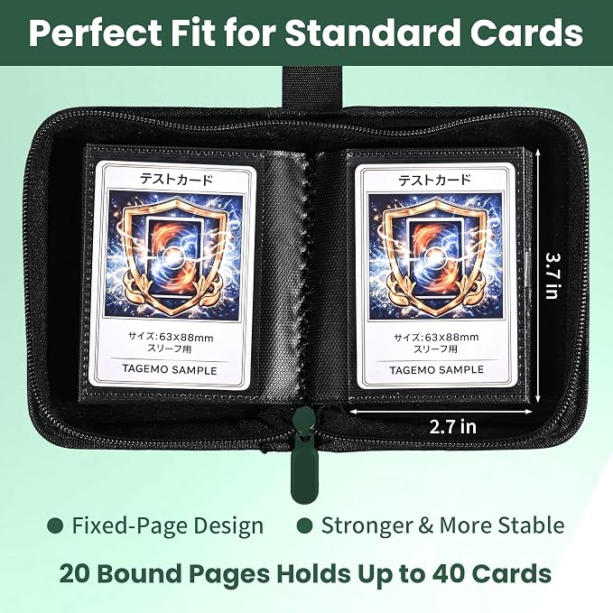 Mini Trading Card Binder Album, 1 Pocket Card Binder - Image 3