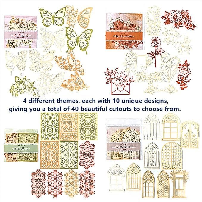 Vintage Scrapbook Cutouts Paper Lace - Image 3
