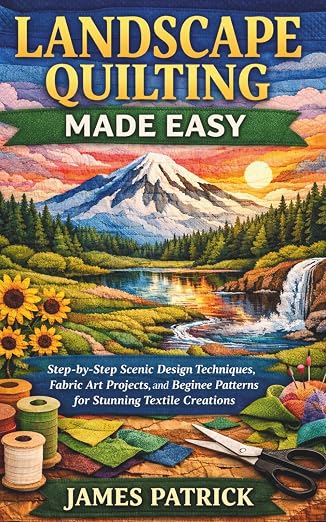 LANDSCAPE QUILTING MADE EASY: Step-by-Step Scenic Design Techniques, Fabric Art by Unknown