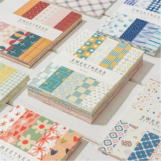 500 Sheets Vintage Scrapbook Paper Set Aesthetic Stationery Paper Supplies - Image 3