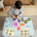 Renbuzhu 36PCS Dia De Los Muertos Crafts Bulk: Sugar Skull Paper Suncatchers - Image 2