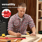 4 Pcs Woodworking Ruler, Metal Precision Pocket Rulers 12, 6 Inch - Image 6