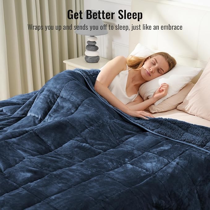 Uttermara Weighted Blankets for Adults Queen Size, 15lbs 60x80 inches Blanket - Image 3