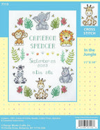 Design Works Crafts in The Jungle Counted Cross Stitch Kit - Image 2