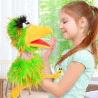 Playful Minds – Living Puppets Pickle 18-Inch Plush Bird Hand Puppet – Bright - Image 3
