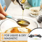 Spring Chef Stainless Steel Magnetic Measuring Spoons Set of 8 - Image 4