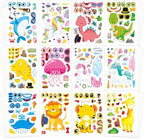 48 Sheets Create Funny Mixed Animals Stickers, Make a Face Stickers by Cosomia