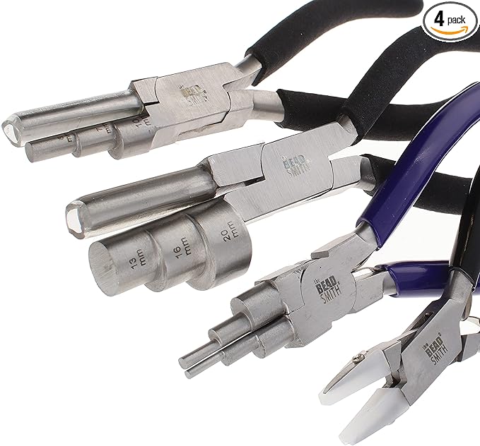 The Beadsmith Wire Working Combo, 4-Piece Jewelry Making Set | 3 Different Wire by TheBeadsmith