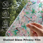 3D Rainbow Window Privacy Film, Decorative Stained Glass Static Cling Window - Image 7
